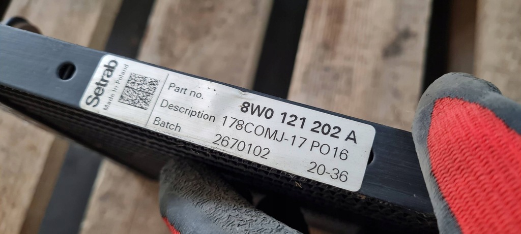 фото №9, Rs5 8w lift додаткова радіатор wody 2.9 tfsi 8w0807683h rs4 b9