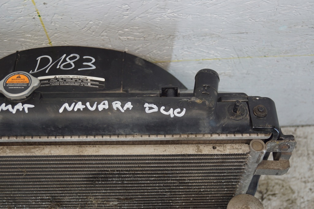 фото №6, Радиатор вентилятор nissan navara d40 2.5 dci автоматическая коробка передач