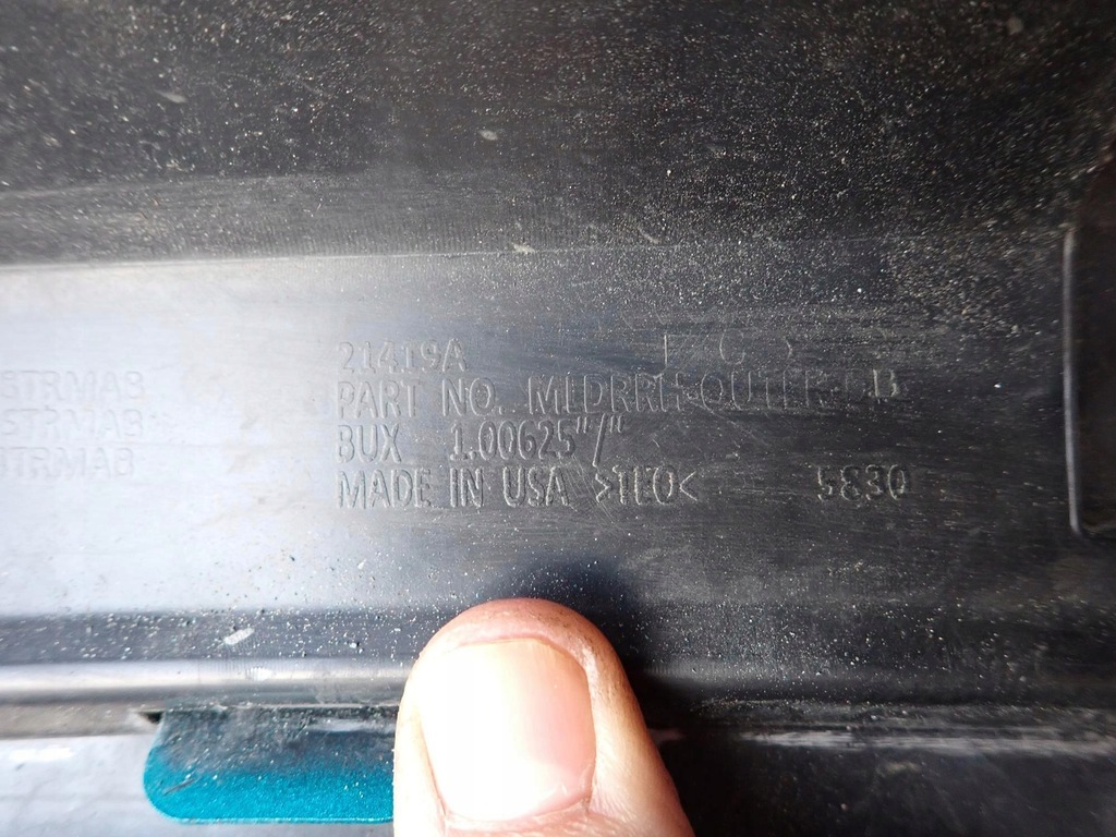 фото №10, Jeep wrangler iv 4 17- молдинг накладка правый задняя