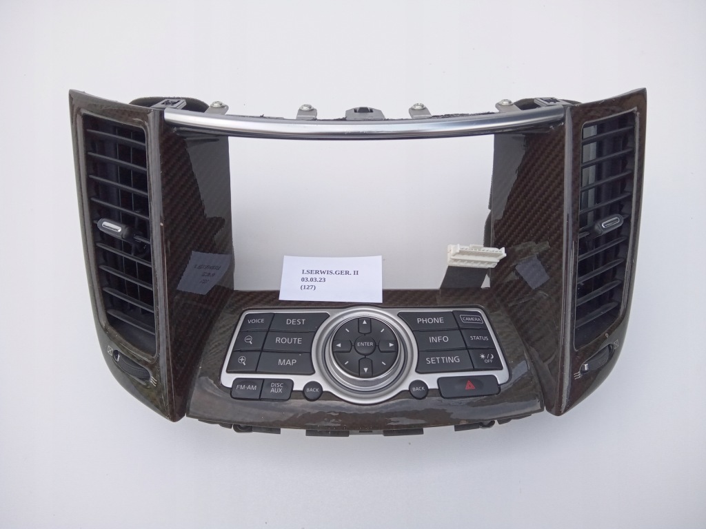 фото №3, Панель рамка навігації радіо infiniti qx70 fx30 35