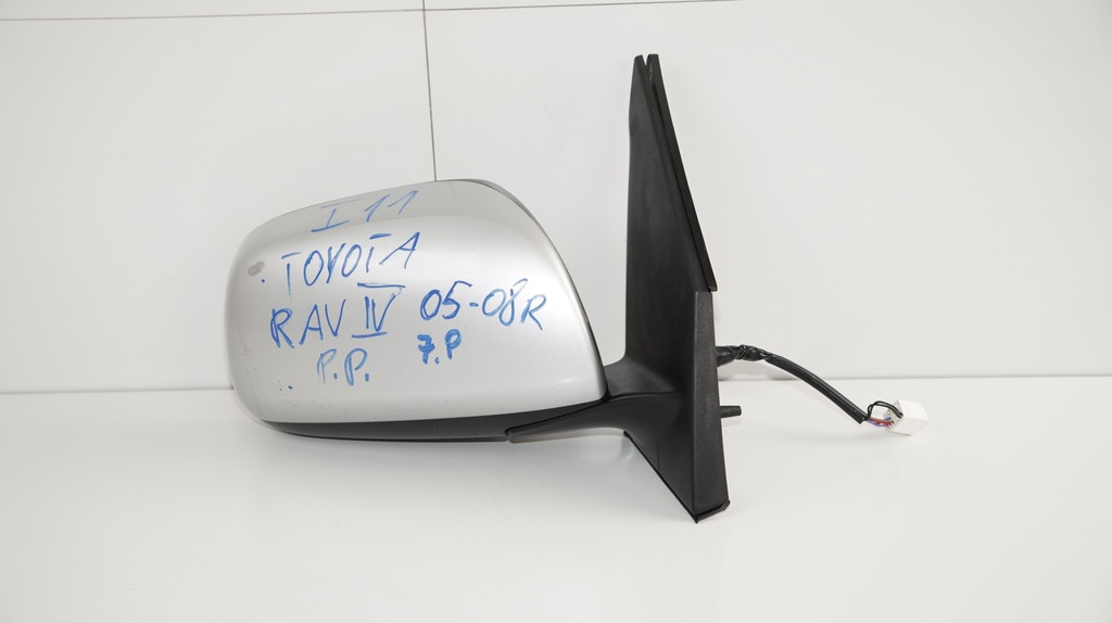 фото №7, Зеркало правое toyota rav4 iii 3 05-08r 7pin 1f7