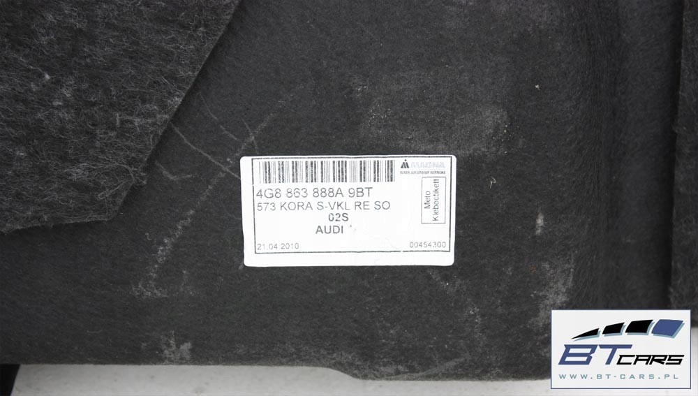 фото №14, Audi a7 обшивка + коврик багажника 4g8863887a 4g8863888a 4g8863471 4g8863463