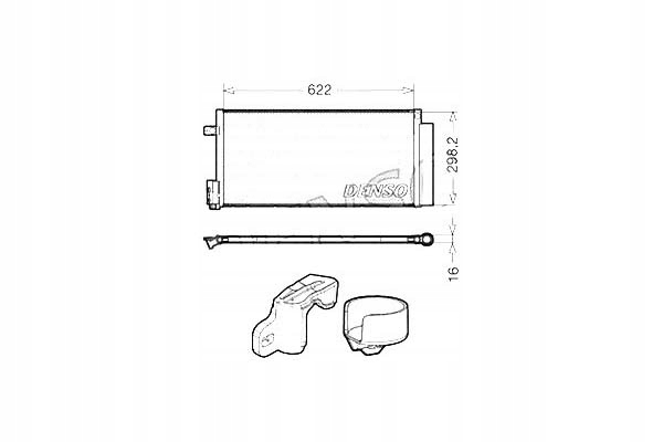 фото №1, Конденсатор denso 55700408 51826520