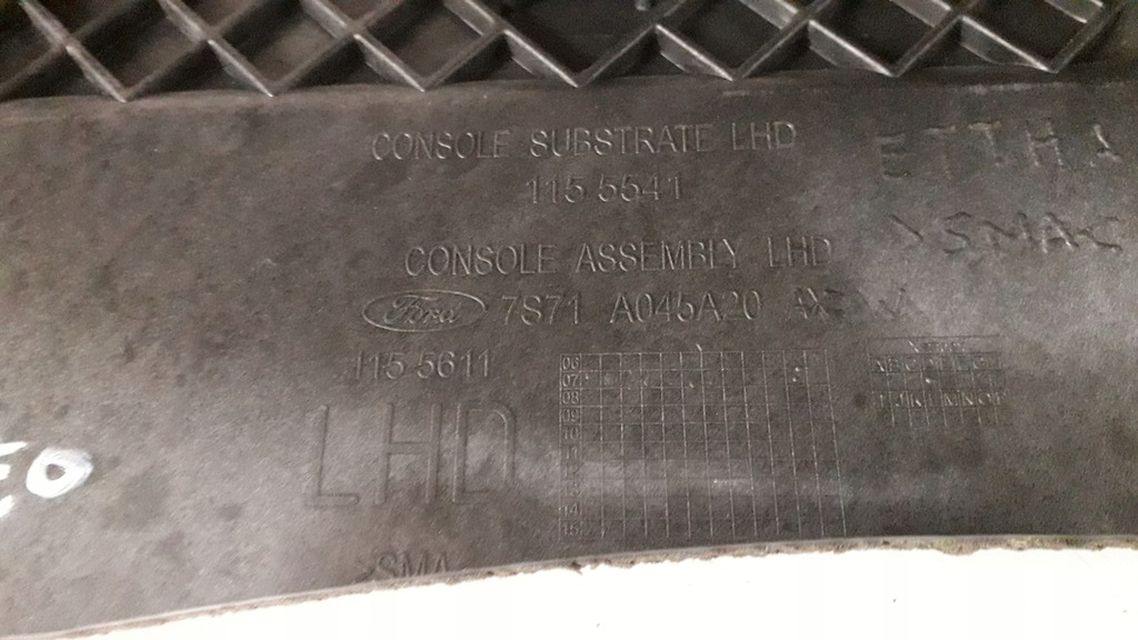 фото №15, Ford mondeo mk4 туннель средний подлокотник