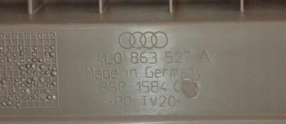 фото №11, Молдинг накладка багажника l audi q7 4l 4l0863527a