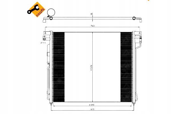 Купити Nrf конденсатор кондиціонера nissan navara 2.5 dci 4