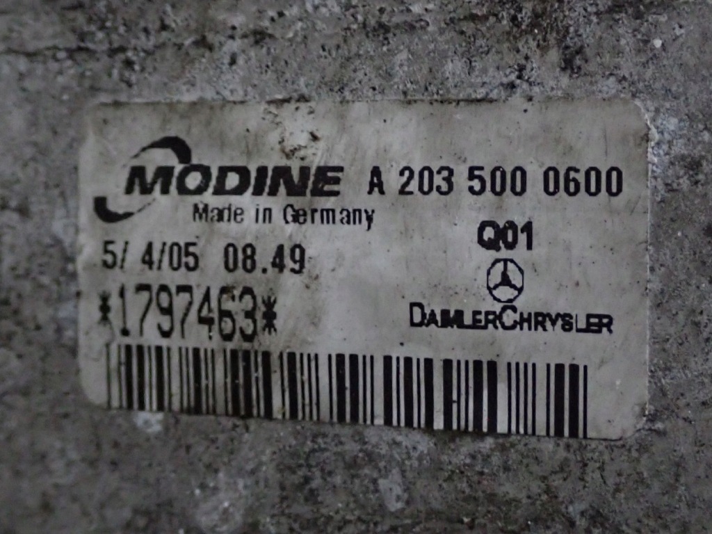 Комплект радіатор вентилятор mercedes slk 2 200 r171 1.8 a2035001754 Доставка