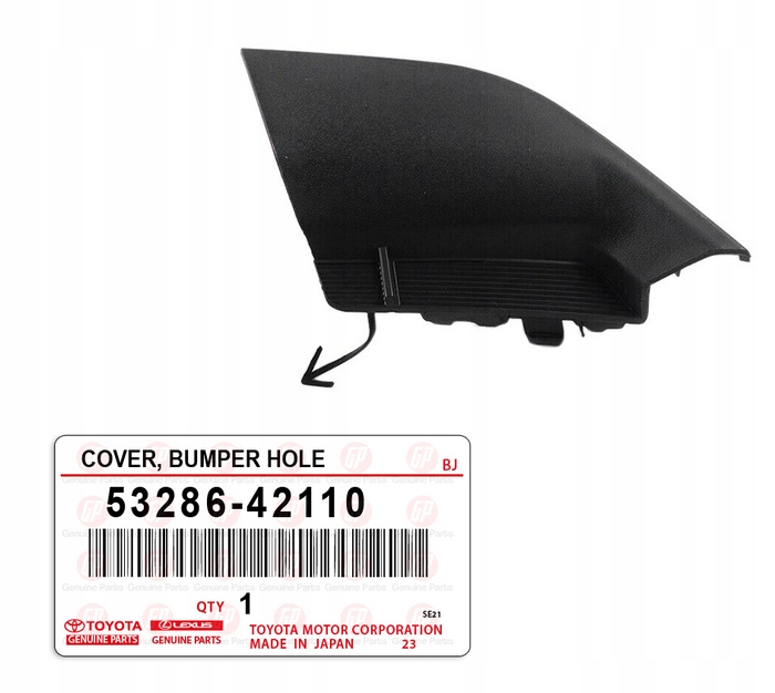 фото №1, Toyota rav4 iv 2015-2018 заглушка фаркоп перед левая 5328642110 оригинал