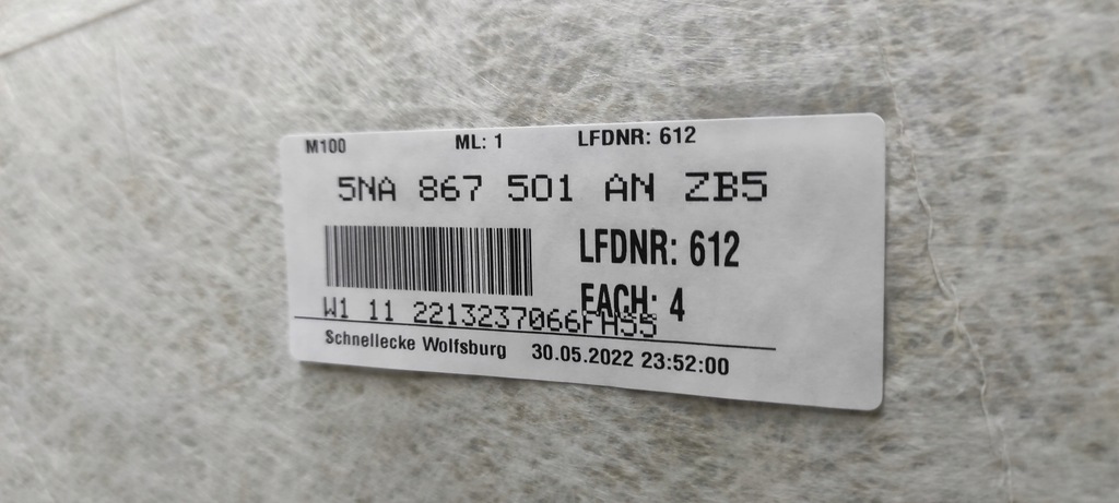 фото №10, Vw tiguan ii 5na потолок 5na867501 an