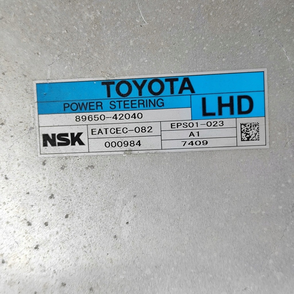 фото №7, Toyota rav 4 xa30 2007 модуль / блок керування підсилювача керма