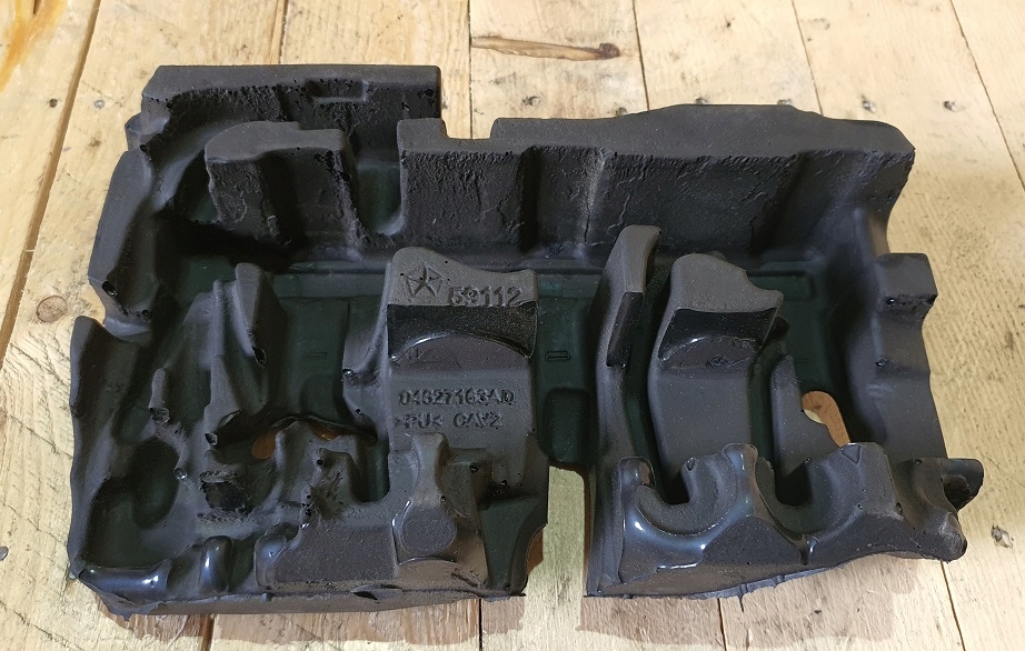 фото №1, Grand cherokee wk2 пена защита двигателя 3.0 crd