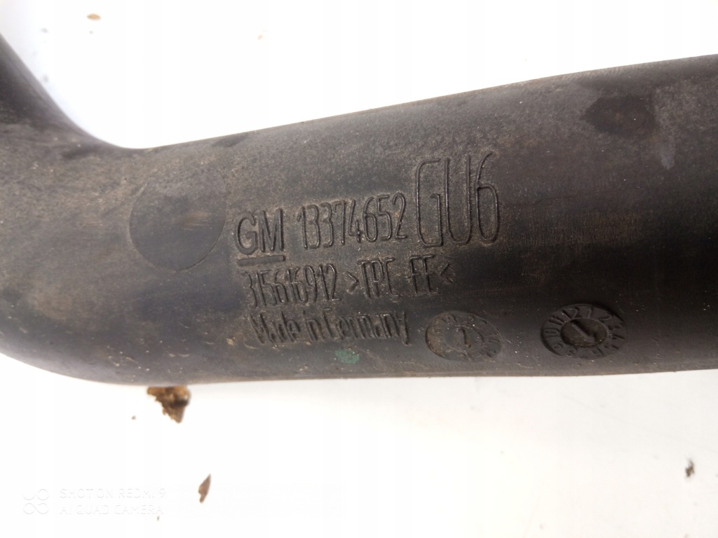 фото №5, Astra k труба шланг інтеркулер 1.0t 13374652