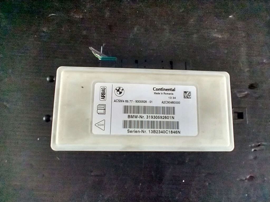 Купить Модуль подушки безопасности воздушной air bag bmw x5 f15 9305926