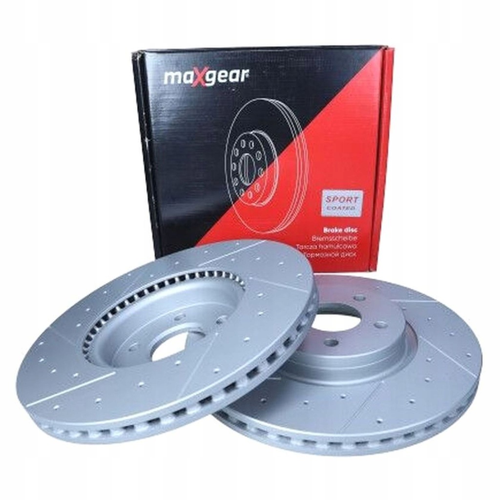 фото №1, Тормозные диски перфорированные перед ford focus ii iii kuga ii tourneo transit connect