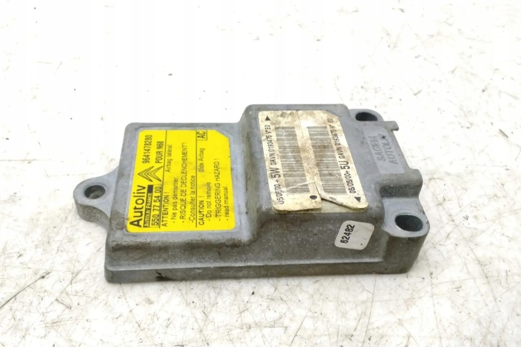 фото №7, Модуль подушка безпеки citroën xsara picasso n68 9641478280 2.0l дизель 66kw 2000
