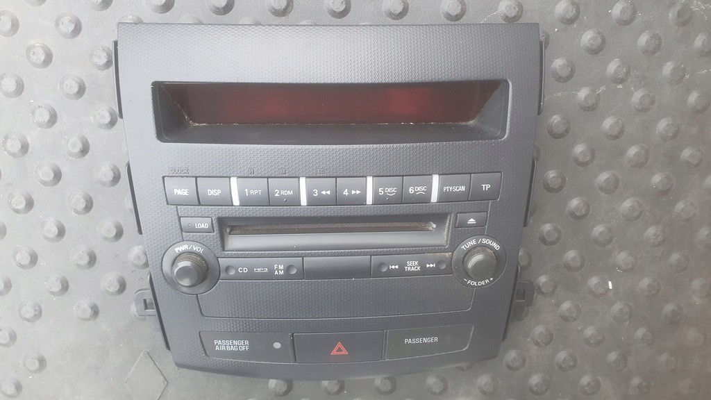 фото №5, Панель управление радио 4007 c-crosser mitsubishi outlander ii lift радио