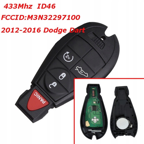 фото №1, Ключ chrysler 2012-2016r dodge 433mhz pcf7961