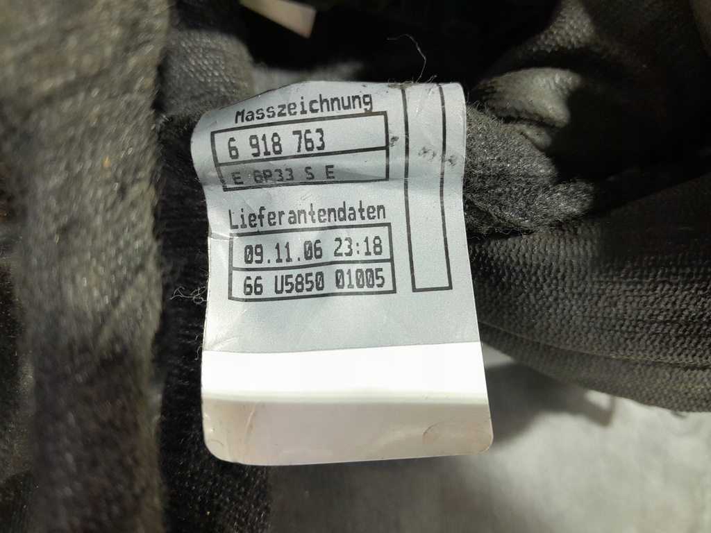 фото №6, Bmw 7 e65 lift шумоизоляция защита дверь левый задняя 7026033 354