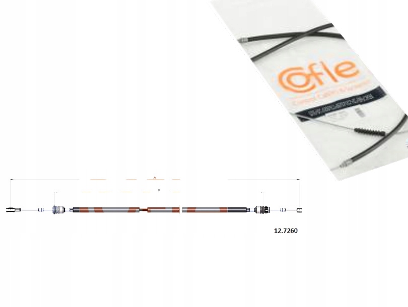 фото №1, Трос переключения передач g.punto d 05- cofle