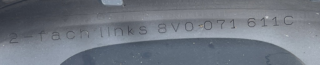 фото №9, ^ audi a3 8v спойлер бампера задняя 8v0071611c