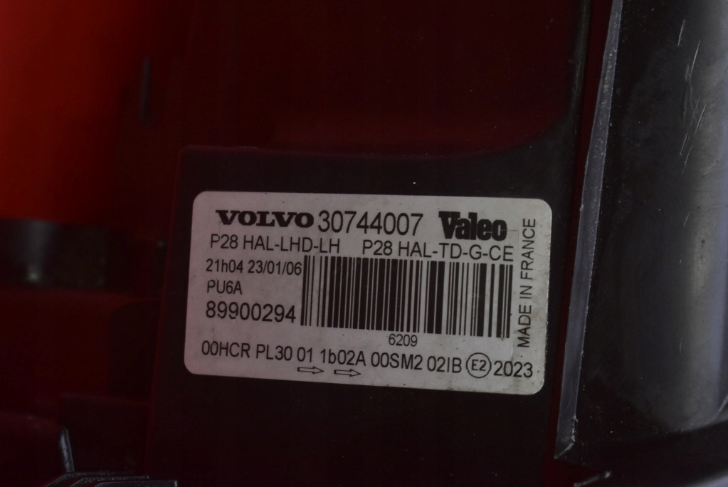 фото №6, Фара левый лампа перед eu 30744007 volvo xc90 1 i 02-06