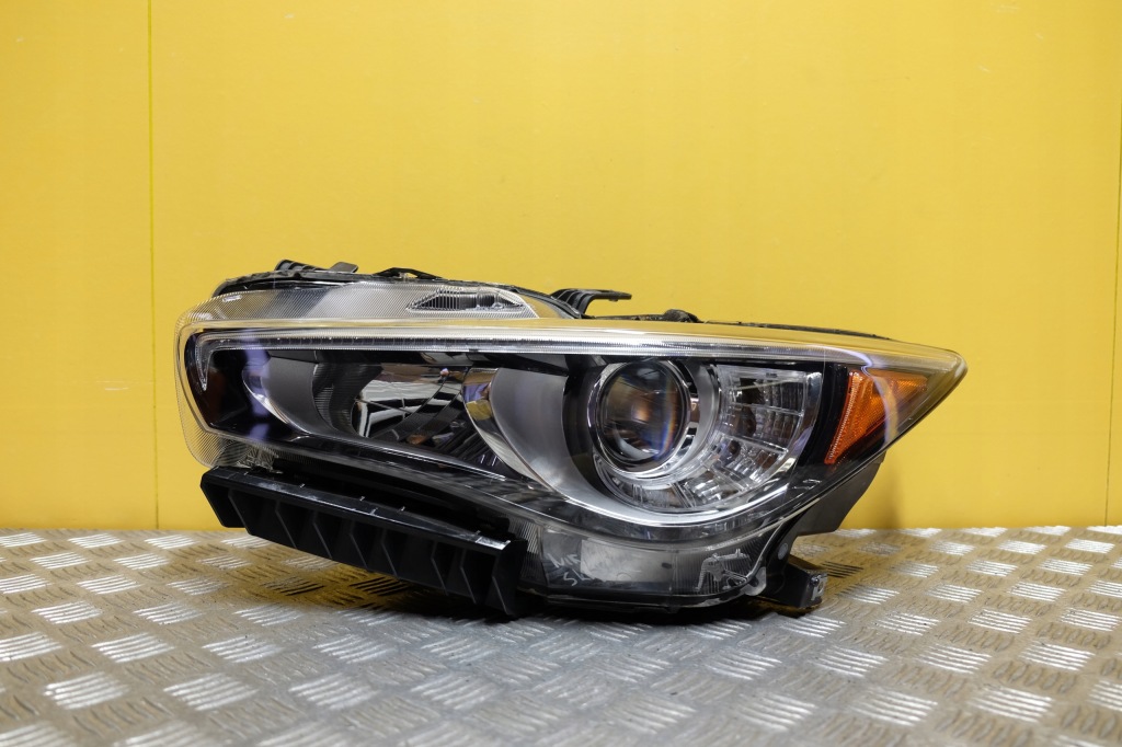 фото №1, Infiniti q50 2013 2014- фара лампа левая full led некрутящаяся usa