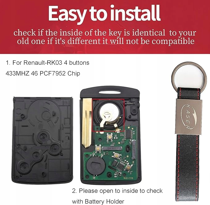 фото №2, Карта ключ renault megane laguna scenic iii hf