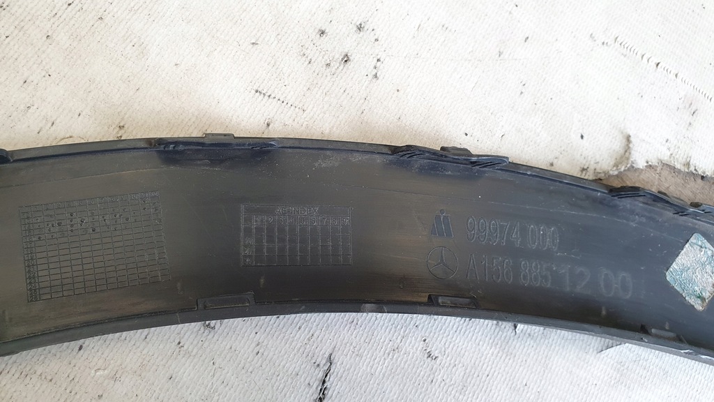 фото №8, Mercedes gla x156 молдинг крила задня права org
