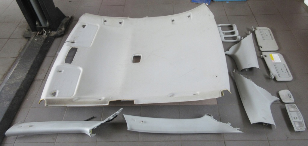 фото №1, Стеля ручки лампа захист накладки козирки комплект lancer viii sedan