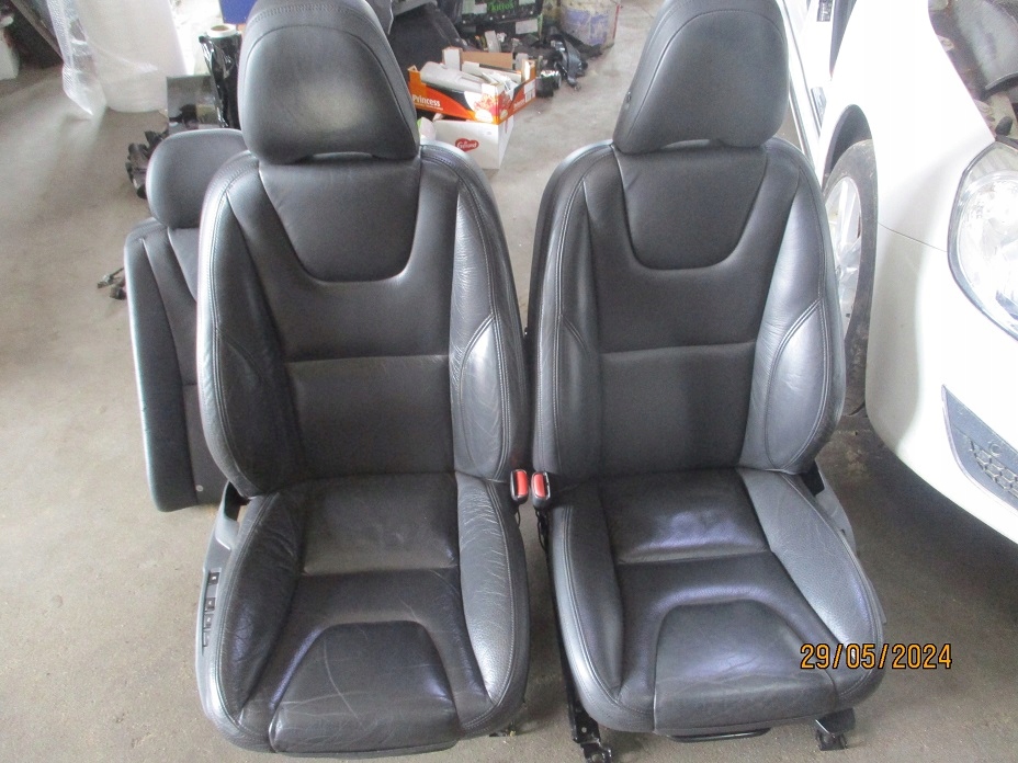 фото №1, Volvo s60 ii сиденья заднее сиденье обшивки кожа комплект