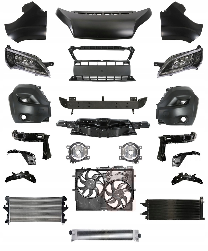 фото №1, Ducato 14- перед капот бампер pas лампа крила