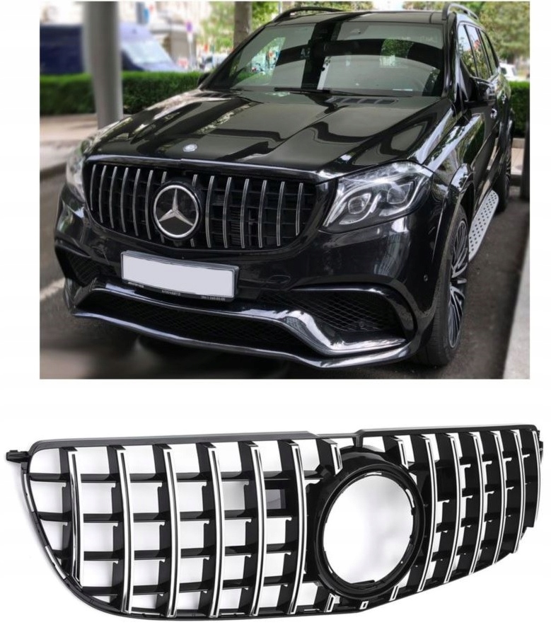 фото №1, Решётка радиатора решётка радиатора panamericana mercedes w166 gls 16-