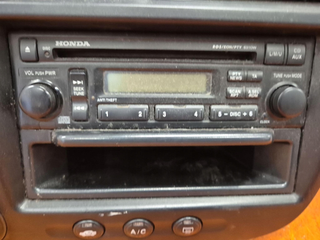 фото №4, Honda civic vii 03-05 lift панель klinatyzacji радіо програвач cd d16v1