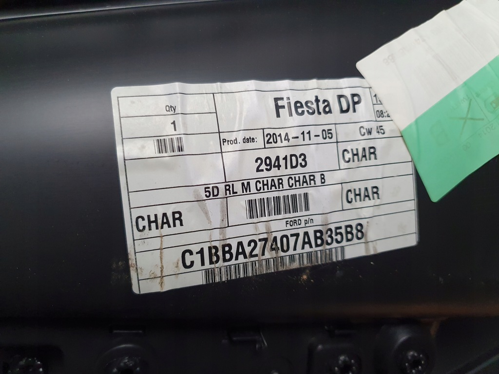 фото №10, Обшивка обивка дверь задняя ford fiesta mk7 5d