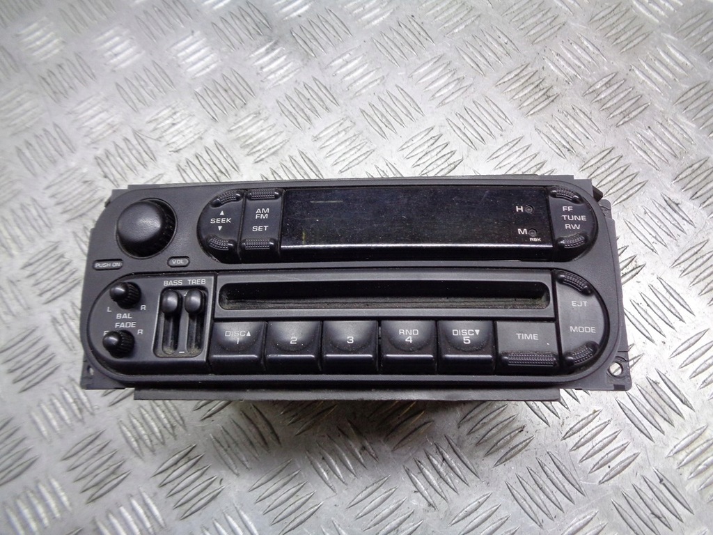 фото №1, Радіо заводський cd dodge caravan 04836720ab
