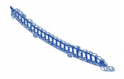 фото №1, Оригінальний номер решітка бампера нижня renault austral