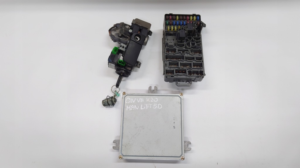 фото №1, Набір стартовий бортовий комп'ютер блок керування honda civic vii