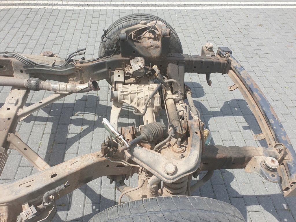 фото №7, Nissan pathfinder r51 2.5 dci рама без оснащения конструкция