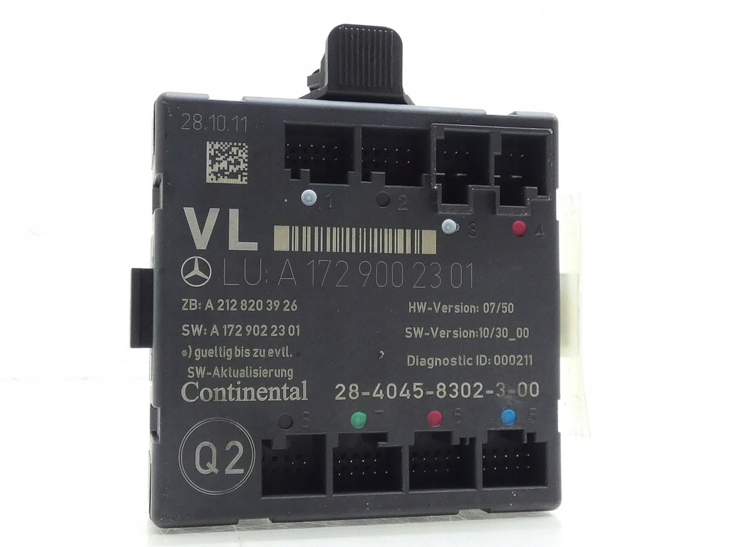 фото №1, Модуль блок керування двері лівий перед mercedes slk w172 r172 a1729002301