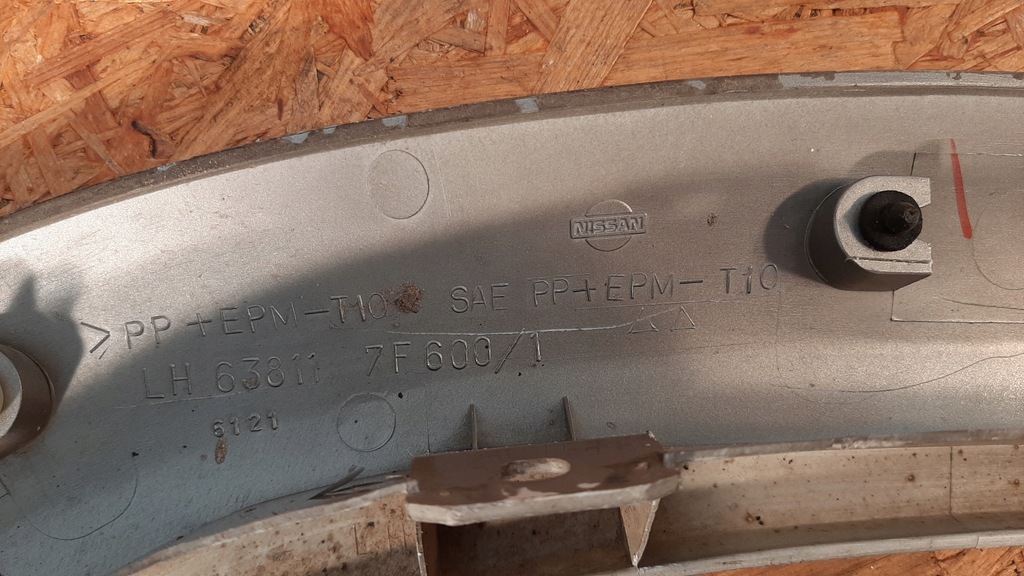 фото №11, Nissan terrano ii молдинг крыла перед передняя левая 63811-7f600