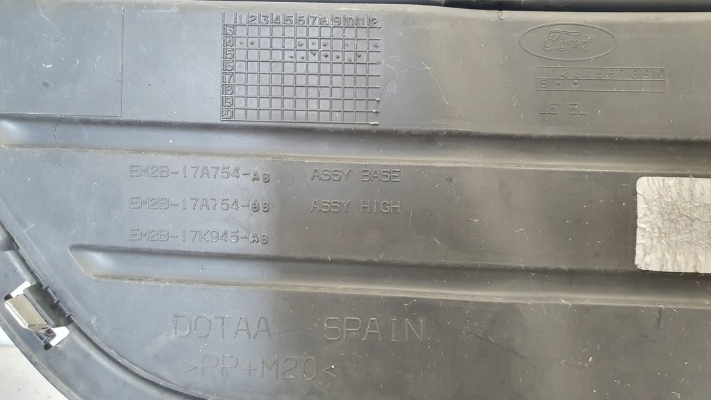 фото №9, Ford s-max ii 2 14- решётка средняя бампера org