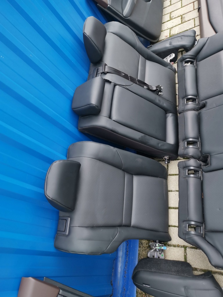 фото №9, Nissan rogue x-trail t33 сиденья заднее сиденье обшивки комплект кожа