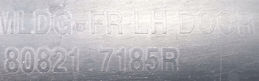 фото №10, Koleos ii молдинг перед левая 808217185r оригинал