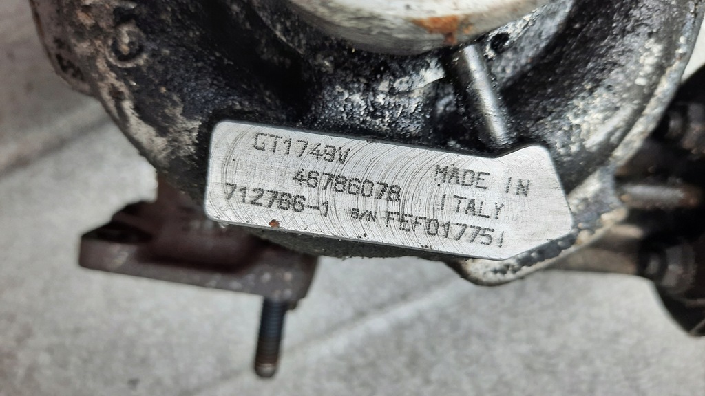 фото №6, Турбонагнетатель lancia lybra 02r 1.9jtd 46786078