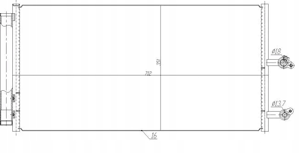 фото №2, Конденсатор радіатор кондиціонера з осушувач