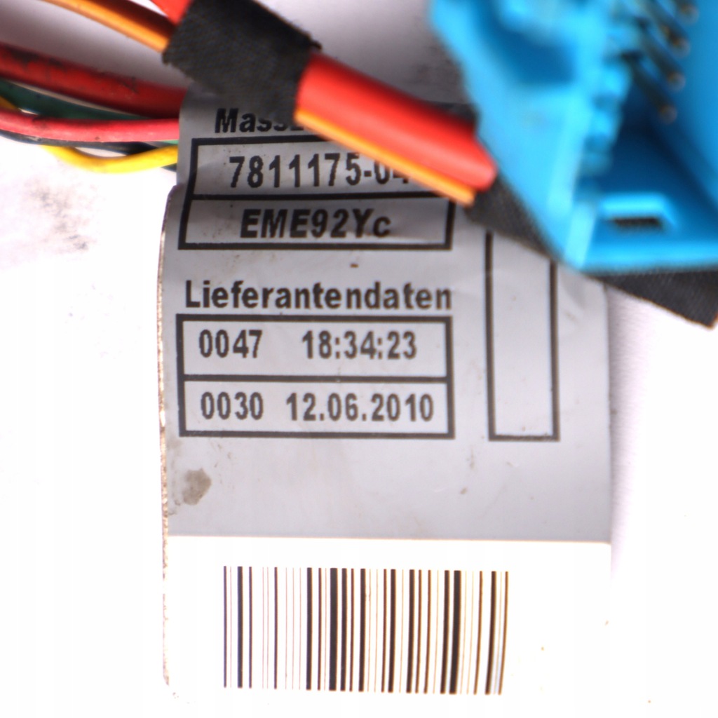 фото №10, Bmw x3 f25 жгут модуля автоматической коробки передач двигателя 7811176