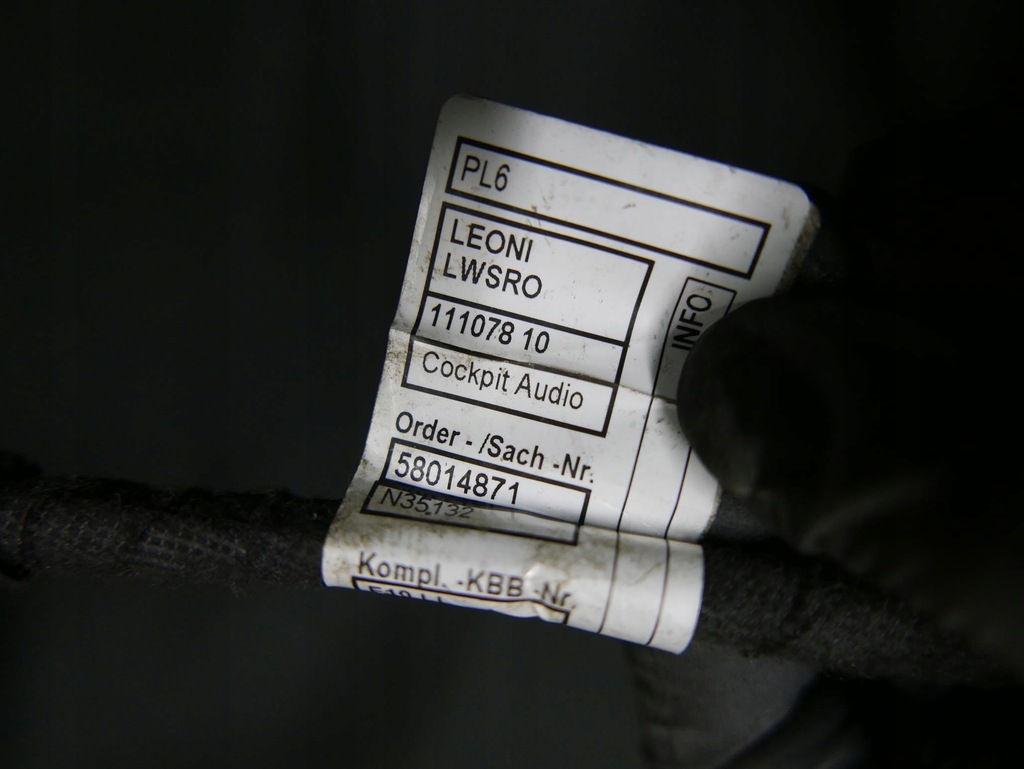 фото №15, Bmw f10 джгут радіо навігації волоконно-оптичний кабель 2012