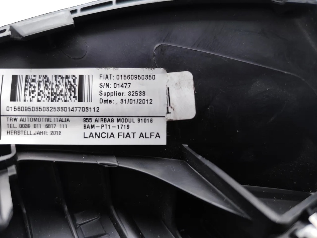 фото №7, Alfa romeo mito подушка воздушная подушка безопасности защитная колени 2012 хэтчбек