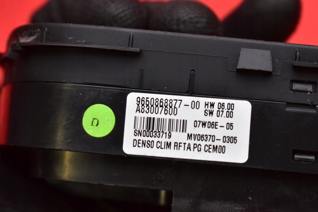 фото №8, Панель управление обдув кондиционер пассажира 9650868877 citroen c4 picasso 1 i