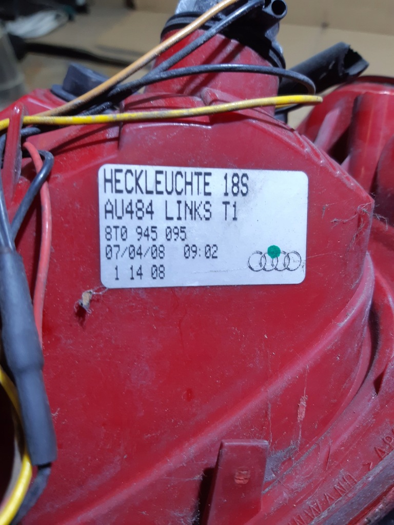 фото №16, Audi s5 a5 8t лампы правый левый задняя задние комплект